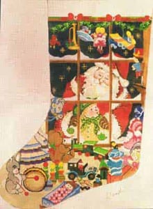 Ann Norling Christmas Stocking Kits (as shown in Ann Norling Pattern # –  Knitting Closet