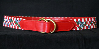 Needlepoint belt finishing hotsell
